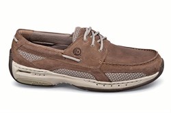 Captain Boat Shoe by dunham tan