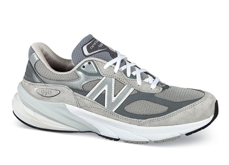 Grey 990 Version 6 Running Shoe - Main