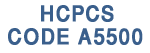HCPCS Code A5500-Upload Product Hightlight Image